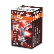 Лампа галогенная OSRAM H7 55W PX26d+150% Night Breaker Laser 3750K 12V, 64210NL