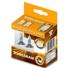 Лампа автомобильная TUNGSRAM Megalight Ultra +150 H4 12V 60/55W (P43t), 2шт, 50440NXNU B2 Лампа автомобильная TUNGSRAM Megalight Ultra +150 H4 12V 60/55W (P43t), 2шт, 50440NXNU B2