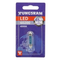 Лампа автомобильная Tungsram C5W 12V-LED (SV8,5) 4000K 0,5W, бл.1шт, 60200 BL1