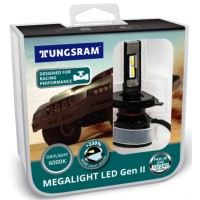 Лампа автомобильная Tungsram H4 12/24V-LED (P43t-38) 6000K 20/20W Megalight LED GEN II +230, 2 шт, 61410 PB2