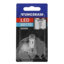 Лампа автомобильная Tungsram W5W 12V-LED (W2,1x9,5d) 6000K 0,5W, бл.1шт, 60170 BL1 Лампа автомобильная Tungsram W5W 12V-LED (W2,1x9,5d) 6000K 0,5W, бл.1шт, 60170 BL1