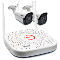 Комплект видеонаблюдения GINZZU HK-429W,4ch, 4K, HDMI, 2улич кам 5.0Mp, IR30м