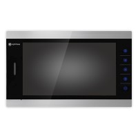 Видеодомофон Optimus VMH-10.1 (черный+серебро)