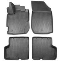 Коврики в салон автомобиля AutoMax для Renault Kaptur (2016-н.в.), полиуретан, с крепежом, 4 шт.