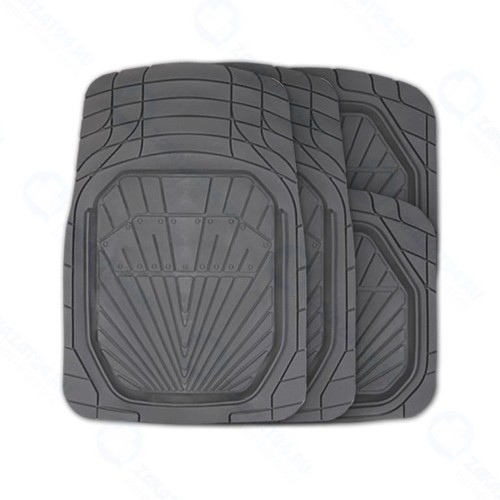 Коврики автомобильные AUTOPROFI универсальные, ванночки, вырезаемые, ПВХ чёрный (MAT-510 BK)