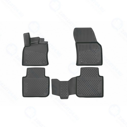 Коврики в салон FORMAT для VOLKSWAGEN Tiguan (2017-н.в.) короткий кузов, полиуретан повышенной износостойкости (FORMAT.5154210k)