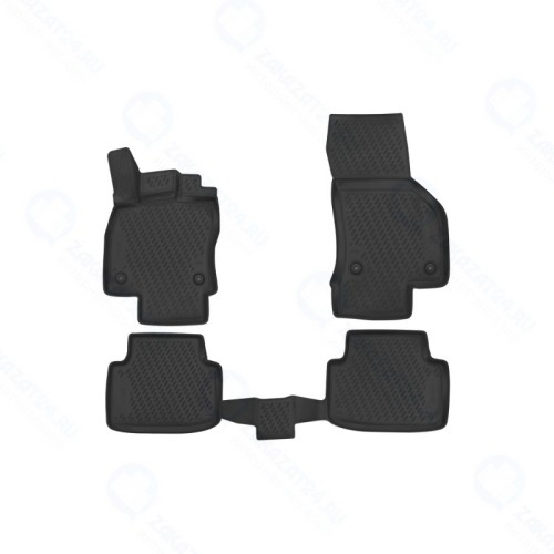 Коврики 3D в салон FORMAT для VOLKSWAGEN Passat (B8) (2015-н.в.) полиуретан повышенной износостойкости (FORMAT.CARVLK00001)