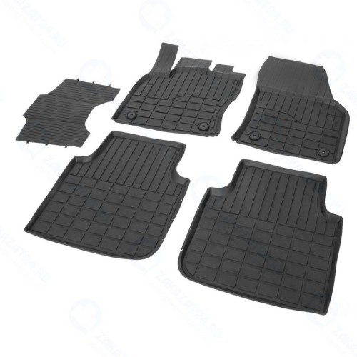 Коврики салона Rival для Skoda Kodiaq (2017-н.в.), резина, 5 шт. (65105001)