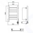 Полотенцесушитель электрический Акванерж ПРЯМАЯ групповая 60х30 ПРАВЫЙ