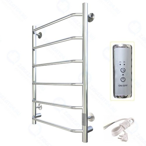 Полотенцесушитель ТРУГОР ЛЦ 80х50 6 пер ТРАПЕЦИЯ унив , электрический