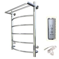 Полотенцесушитель ТРУГОР ЛЦ 80х50 7 перекл ДУГА ПОЛКА унив (скрыт подкл,таймер,398Вт)