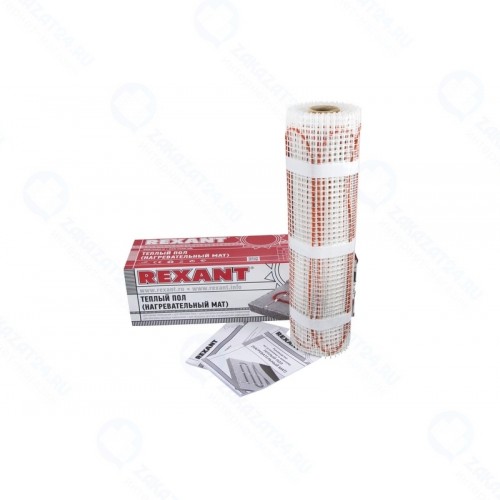 Теплый пол (нагревательный мат) REXANT Extra (5.0 кв. м, 0.5х10.0 м, 800 Вт)
