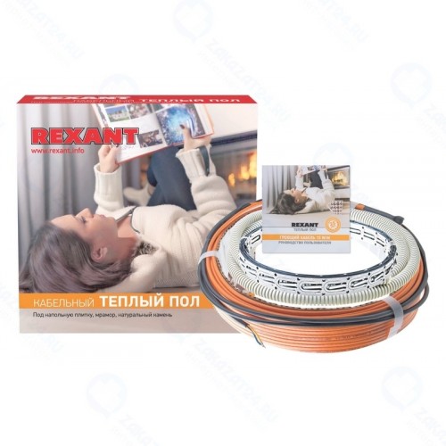 Кабель нагревательный REXANT RND-10-150 (10 м, 150 Вт, площадь обогрева 0.9-1.2 кв. м)