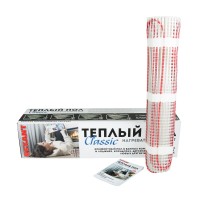Теплый пол (нагревательный мат) REXANT Classic RNX-1.0-150 (1.0 кв. м, 0.5х2.0 м, 150 Вт)