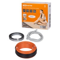 Двухжильный теплый пол в стяжку TDM Electric "ПРОФИ", 51 м, 1000 Вт, S укладки 5,9-8,3 м2, монтажная лента