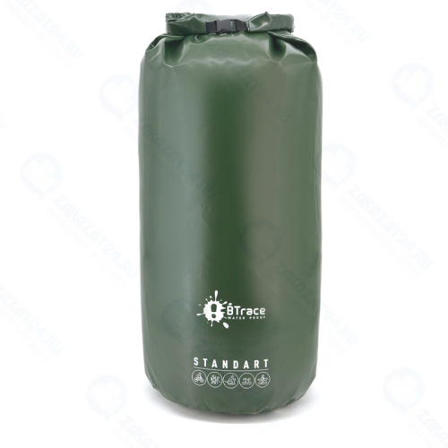 Гермомешок BTrace стандарт ПВХ 70л, зеленый