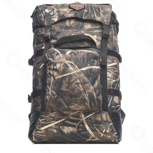 Рюкзак HUNTSMAN Кодар цвет Камыш ткань Оксфорд/Рип-Стоп 20000 мм (сетка) (Объем 70 л)