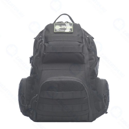 Рюкзак тактический HUNTSMAN RU 011 цвет черный ткань оксфорд (Объем 40 л)