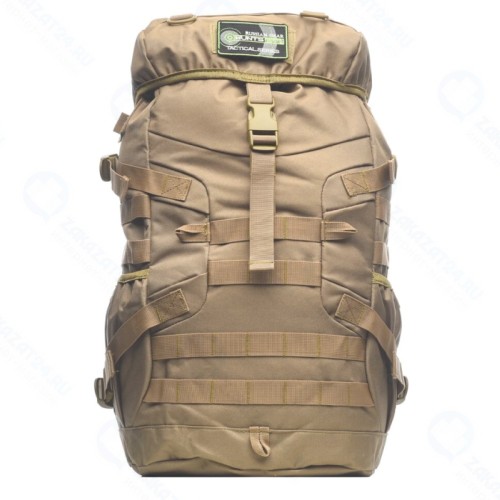 Рюкзак тактический HUNTSMAN RU 052 цвет бежевый ткань оксфорд (Объем 40 л)