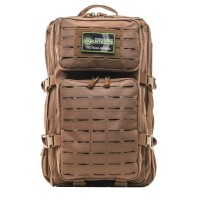 Рюкзак тактический HUNTSMAN RU 065 цвет бежевый ткань оксфорд (Объем 35 л)