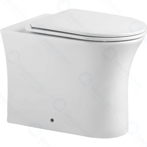 Унитаз Agger AT01200 напольный, сиденье с микролифтом