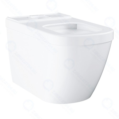 Унитаз GROHE Euro Ceramic (39338000) (без бачка и сиденья), альпин-белый, напольный, безободковый