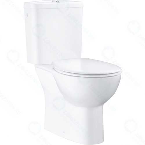 Унитаз напольный Grohe Керамика Bau готовый комплект альпин-белый 39346000