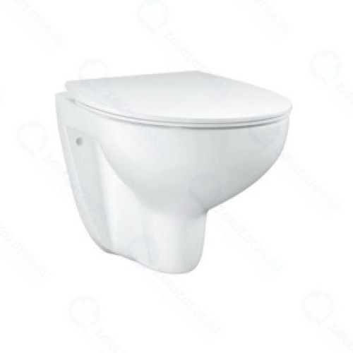 Унитаз подвесной GROHE Bau Ceramiс 39899000 с сиденьем с микролифтом, быстросъемное, тонкое