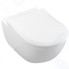 Унитаз VILLEROY & BOCH Subway 2.0 5614R2R1, подвесной, шгв 370*560*365, CeramicPlus, цвет-альпийский белый