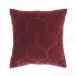 Чехол на подушку Tkano Хвойное утро 45х45 бархатный, бордовый
