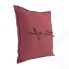 Чехол на подушку Tkano Хвойное утро 45х45 бархатный, бордовый