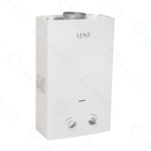 Газовая колонка LENZ TECHNIC 10L WHITE