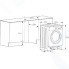 Стиральная машина встраиваемая Hansa WDHG814BIB