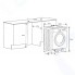 Стиральная машина встраиваемая HOMSair WMB1486WH