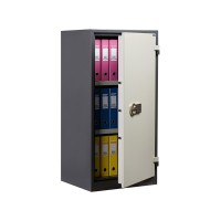 Огнестойкий шкаф для офиса VALBERG BM-1260 EL (графит)