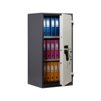 Огнестойкий шкаф для офиса VALBERG BM-1260 KL (графит)