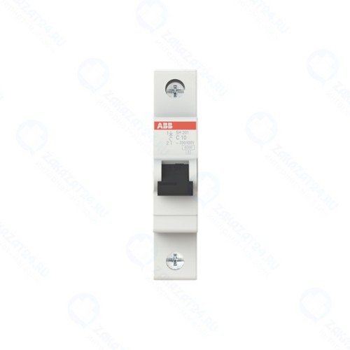 Автоматический выключатель ABB SH201 1п C 10А 6кА 2CDS211001R0104