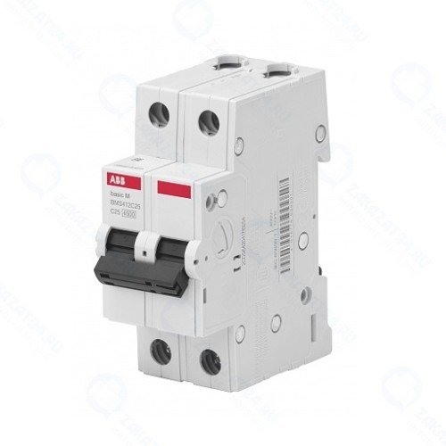 Автоматический выключатель ABB Basic M 2P, 50A,C, 4,5кА, BMS412C50
