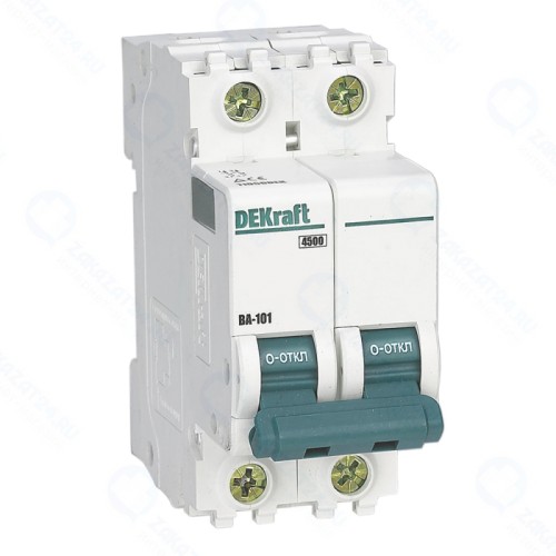 Автоматический выключатель DEKraft мод. 2п C 32А ВА-101 4.5кА, 11069DEK