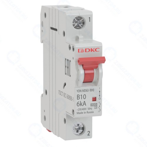 Автоматический выключатель DKC 1п C 16А 6кА YON MD63, MD63-1C16-6