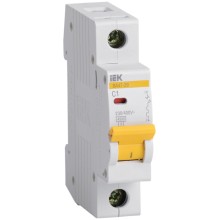 Автоматический выключатель IEK ВА47-29 1Р 1А 4,5кА х-ка С, MVA20-1-001-C