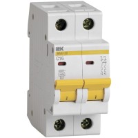 Автоматический выключатель IEK ВА47-29 2Р 16А 4,5кА х-ка С, MVA20-2-016-C