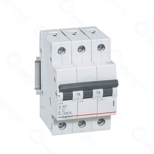 Автоматический выключатель Legrand RX3 40А 3P (C) 4,5kA (419712)