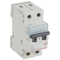 Автоматический выключатель Legrand TX3 2P 6A (С) 6000 (404039)