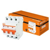 Автоматический выключатель TDM Electric ВА47-29 3Р 40А 4,5кА х-ка D (SQ0206-0177)