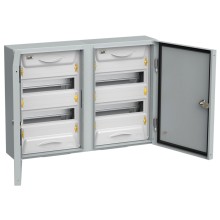 Корпус металлический распределительный IEK ЩРн-2х24з-1 IP54 "UNIVERSAL", MKM11-N-2X24-54-Z-U Корпус металлический распределительный IEK ЩРн-2х24з-1 IP54 "UNIVERSAL", MKM11-N-2X24-54-Z-U