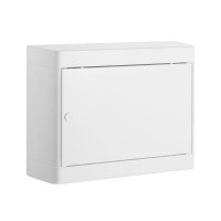 Накладной распределительный щит Legrand Nedbox - с белой дверью - 1 рейка х 12 (+1) модулей