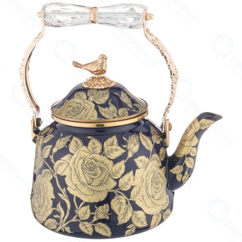 Чайник AGNESS эмалированный со складывающейся ручкой, серия ренессанс 2,5л подходит для индукцион.пл 950-184