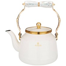 Чайник AGNESS эмалированный со складывающейся ручкой, серия тюдор 2,5л, 950-235