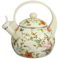 Чайник эмалированный Чудесница ЭЧ-2520 со свистком, 2.5 л